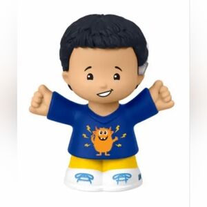 🎉LAST ONE!!  NWT FISHER PRICE Little People Cochlear Implant Boy Monster Shirt